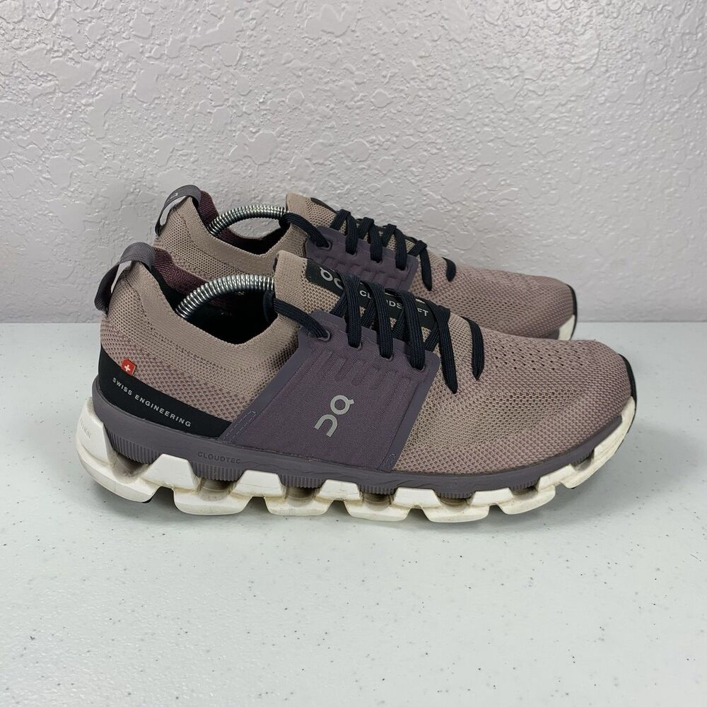 On Cloudswift 3 Sneakers Women’s 9 Fade Black Purple Running Shoes